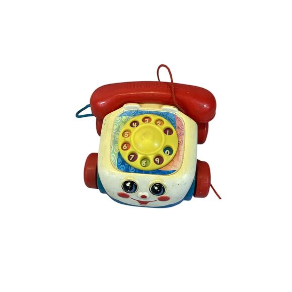 Fisher Price Other - Fisher Price Telephone Chatter Phone Pull Toy with Moving Eyes